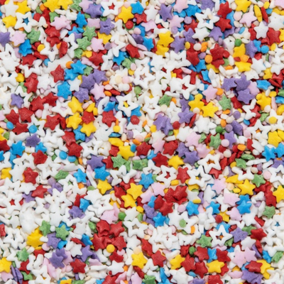Super Naturals Dye-Free Rainbow Starfetti Sprinkles 【2個セット】