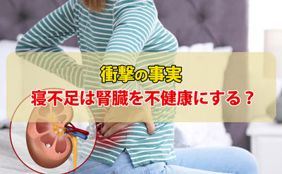 【衝撃の事実！】寝不足は腎臓を不健康にする？