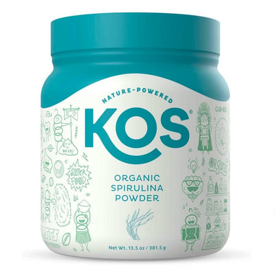 KOS オーガニック グリーンスピルリナパウダー 13.5oz(381.5g)