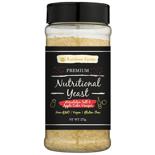 ニュートリショナルイースト [アップルサイダービネガー] Rainbow Farms アップルサイダービネガー Nutritional yeast ヴィーガン　無香料　無着色 遺伝子組み換え不使用 NON-GMO