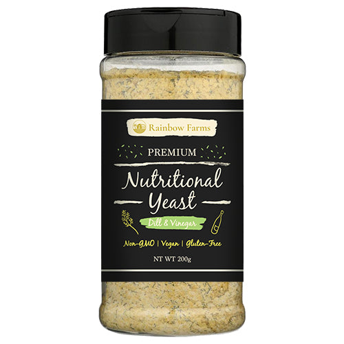 ニュートリショナルイースト [ディル200g] Rainbow Farms ディル Nutritional yeast ヴィーガン　無香料　無着色 遺伝子組み換え不使用 NON-GMO