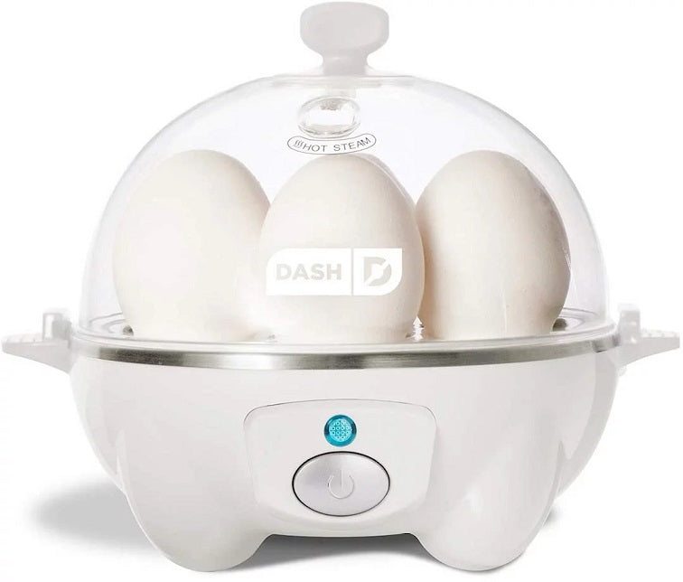 Dash Rapid Electric Cooker 6 Egg White / 朝食やパーティーで大活躍の卵調理器 ダッシュ Rapid 6 エッグクッカー [ホワイト]